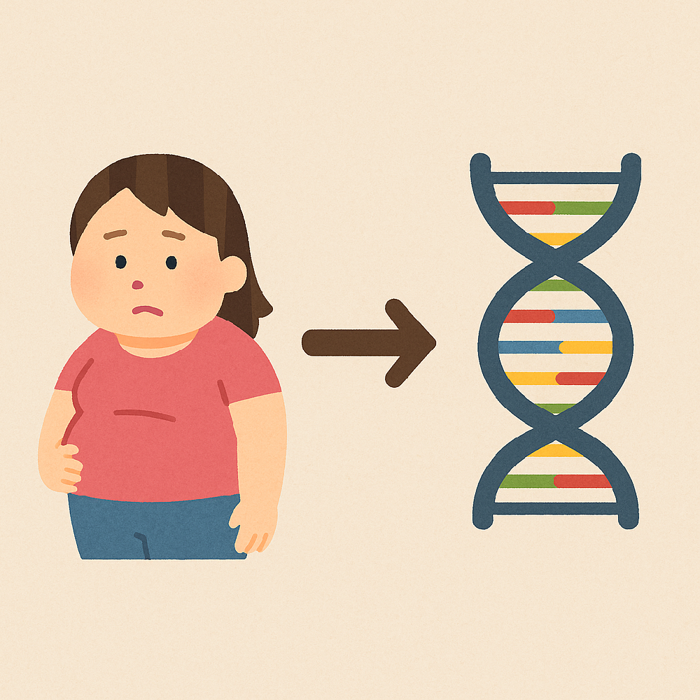 遺伝と太りやすさの関係性。遺伝子と脂肪細胞の関係を最新研究から解説